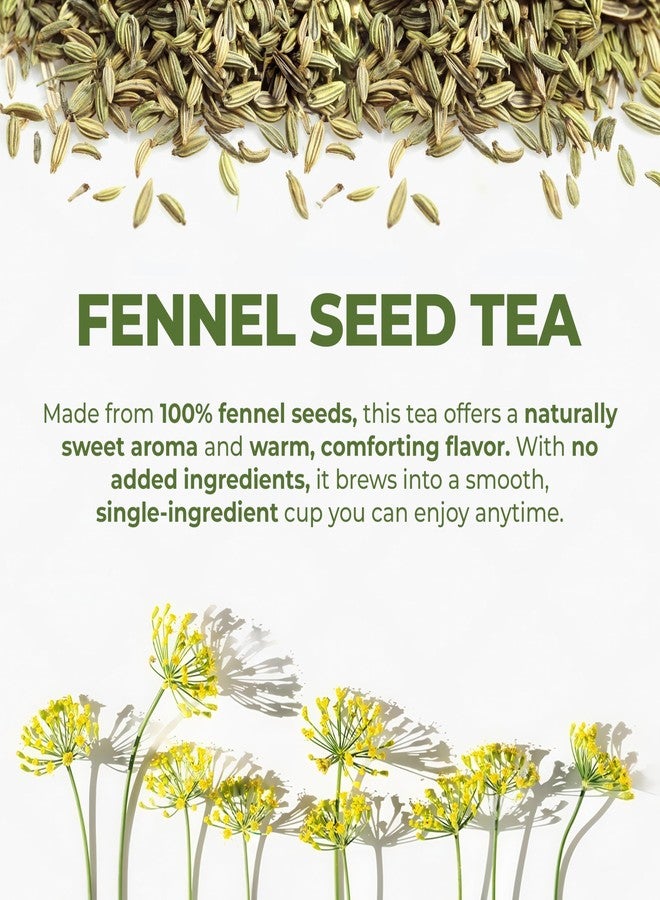 LeafLea 40 Fennel Tea Bags, 100% Natural & Pure Fennel Seed Tea, Gentle Digestion & Fresh Breath, Mild Sweet Finish, Caffeine-Free, Sugar-Free, Vegan, Non-GMO, Individually Wrapped - Image 2