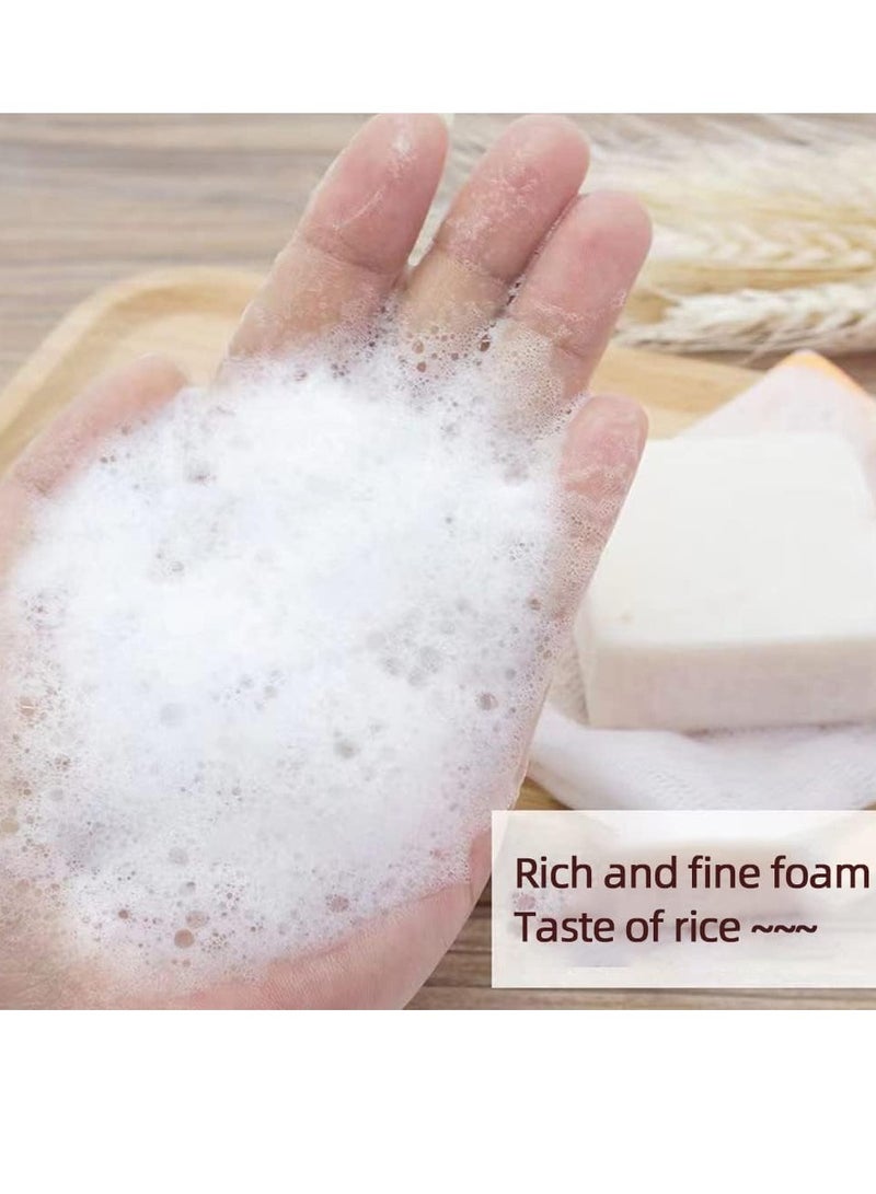 JAM Thailand Rice Soap 2pcs Handmade Rice Soap 65g Bath Soap 2pcs Facial Soap Cold Soap Wedding Gift - Image 4