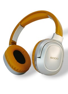 SODO SD-1105 Soundo Wireless Bluetooth 5.3 Headset with External Microphone and SD Card Support - Brown  - Image 2