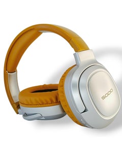 SODO SD-1105 Soundo Wireless Bluetooth 5.3 Headset with External Microphone and SD Card Support - Brown  - Image 3