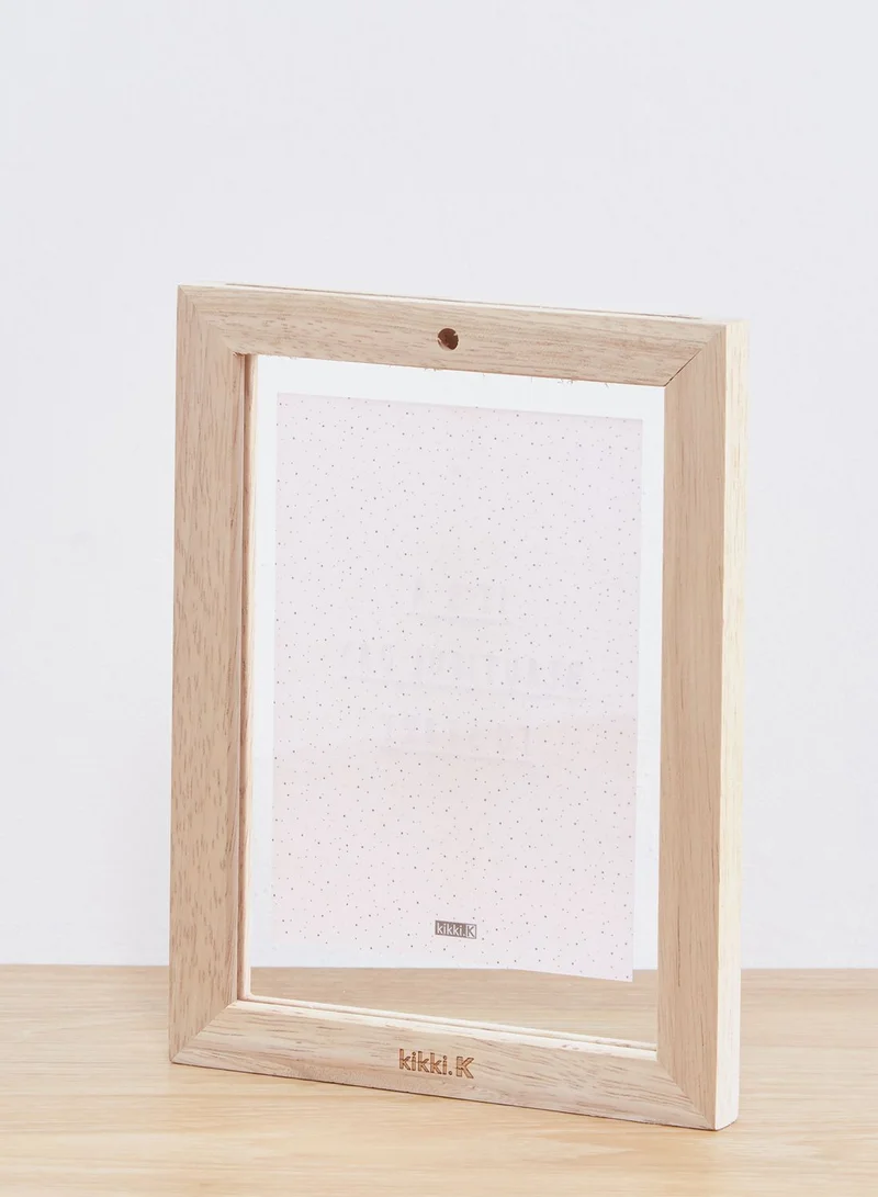 Kikki.K Wooden Frame W Quote Rituals