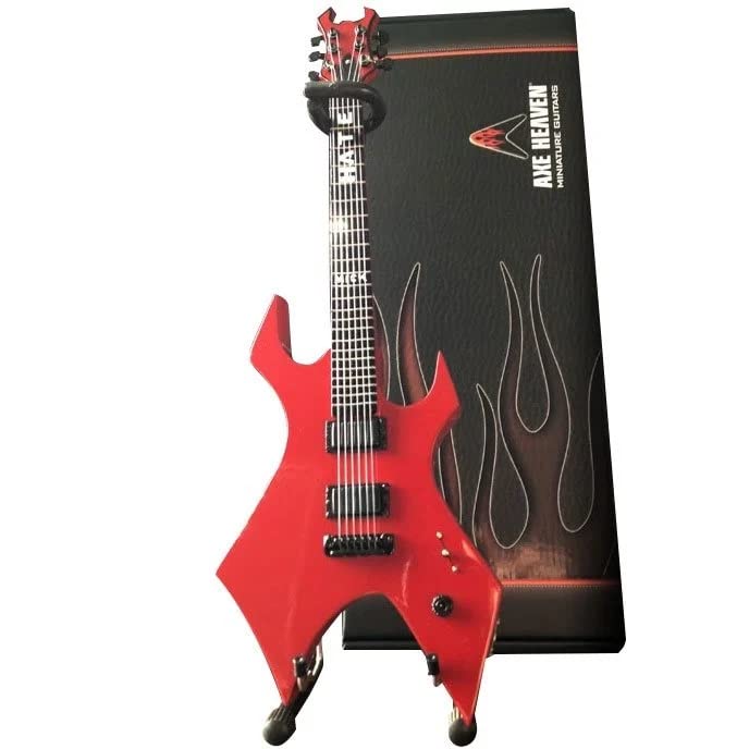 Axe Heaven MT506 Mick Thompson Signature Hate Red Mini Guitar - Image 3