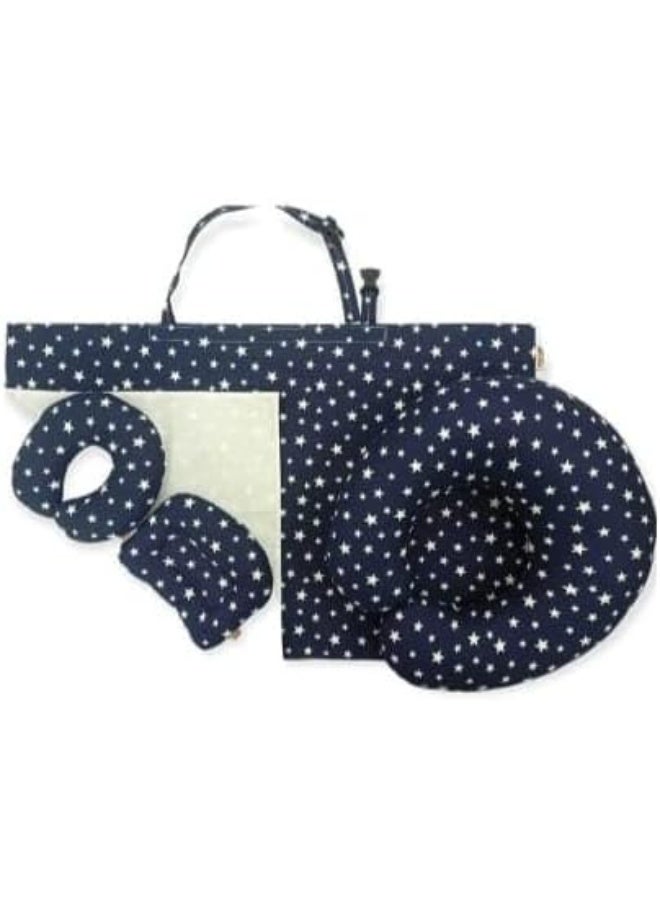 Moro Moro 3 Baby Nursing Pillow with Washable Cotton Cover Multicolor and Graphics - Image 1