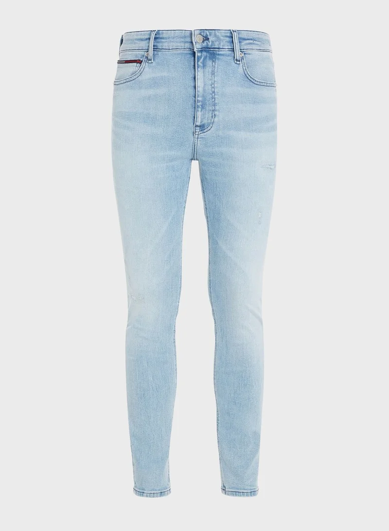 TOMMY JEANS Light Wash Skinny Fit Jeans