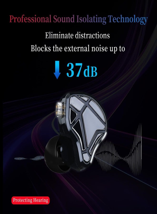 KZ Axas USB C Headphone with Mic, Noise Isolation IEM for Gaming, Comfort-Fit Type C Earphone for iPhone17 Samsung, High-Definition Decoding Cable Built-in DSP with 4 EQ Modes (Black, DSP) - Image 4
