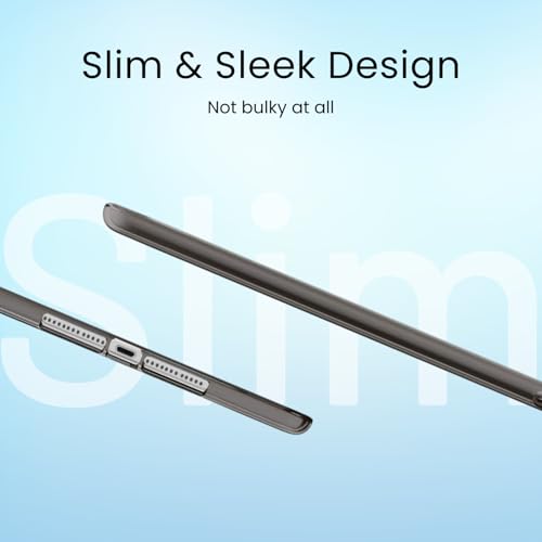 MOCA Soft TPU Back Case for iPad 10.2 Inch 9th 8th 7th Gen 2021 2020 2019 A2603 A2270 A2428 A2197 Clear Slim Transparent Shockproof Flexible Scratch Resistant Cover (Black) - Image 5