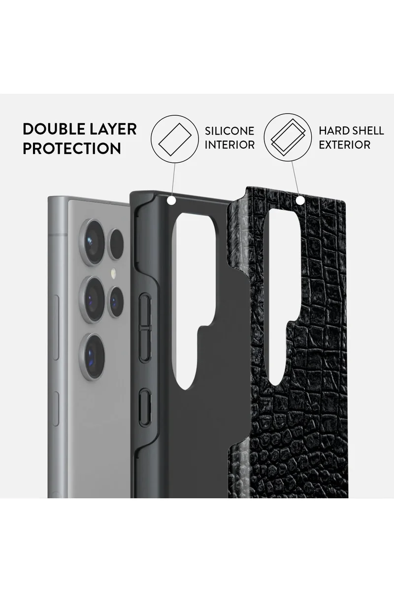 بورجا جراب سامسونج جالاكسي إس  ألترا - لمسة الحاصد للحماية المطبوعة للشاشة والكاميرا