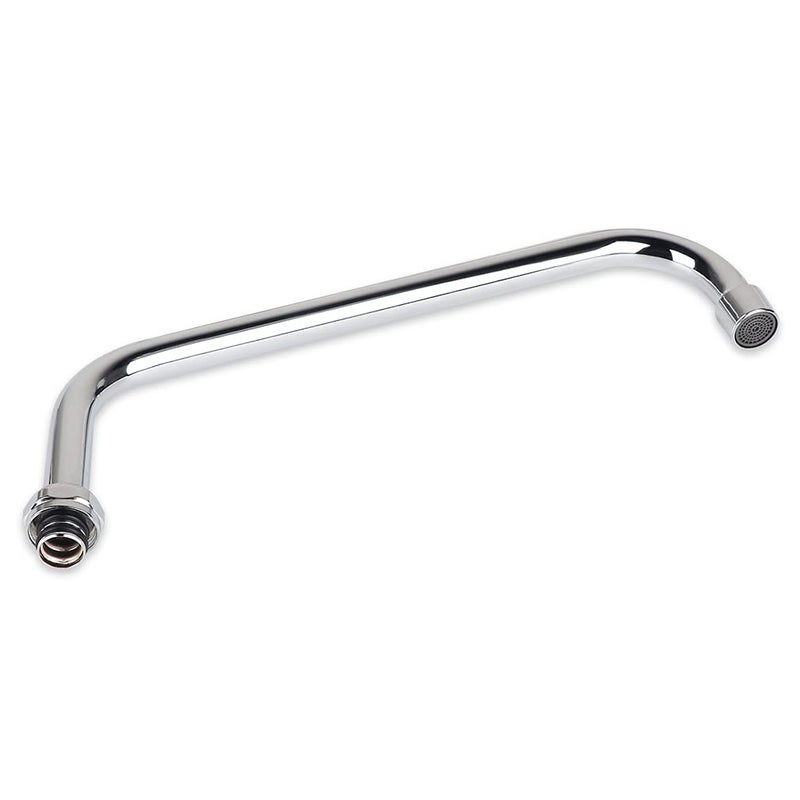 TNROTED 12 Inch Commercial Faucet Swivel Spout Replacement Kit for Commercial Wall Mount Pre Rinse Faucet  360 Swivel Spout Fits for 2 or 3 Bay Compartment Sinks  Chrome Finish - Image 2
