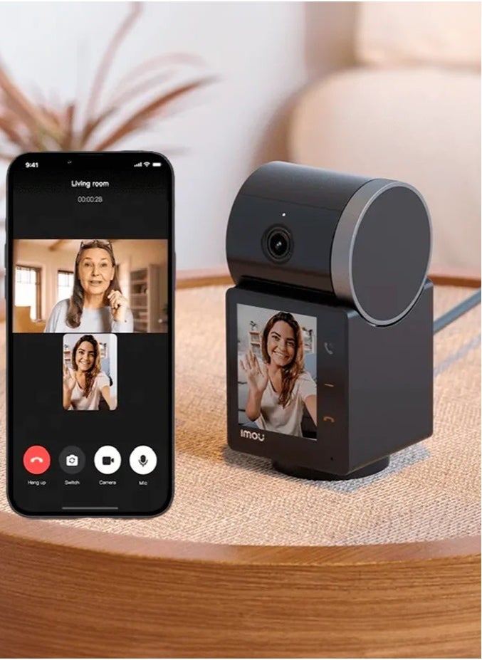 Rex VT 5MP Indoor Video Intercom Security Camera One-touch Video Call, 3K QHD Image, Human & Pet Detection, Powered by IMOU SENSE® and Abnormal Sound Alarm