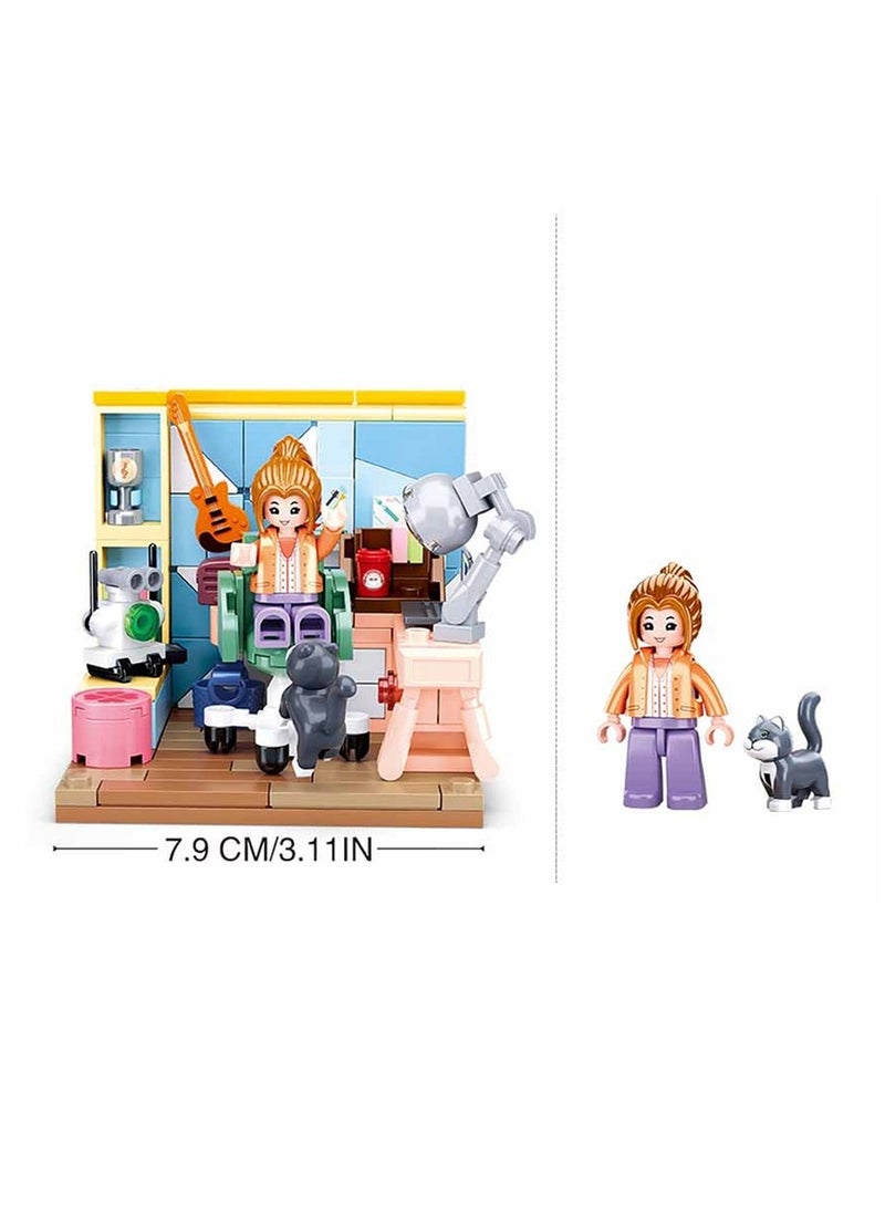 Sluban - Mini Handcraft Study Room Bricks Set 216 Pieces - M38-B1016B - Image 3