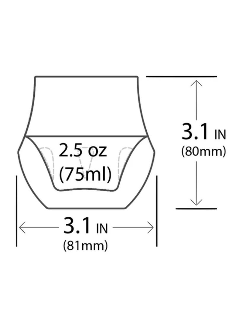 كروف أكواب الإسبريسو من Propel، مصنوعة من زجاج البورسليكات مزدوج الجدار منفوخ يدويًا، تجربة متجانسة وعطرية - 75 مل - Image 2