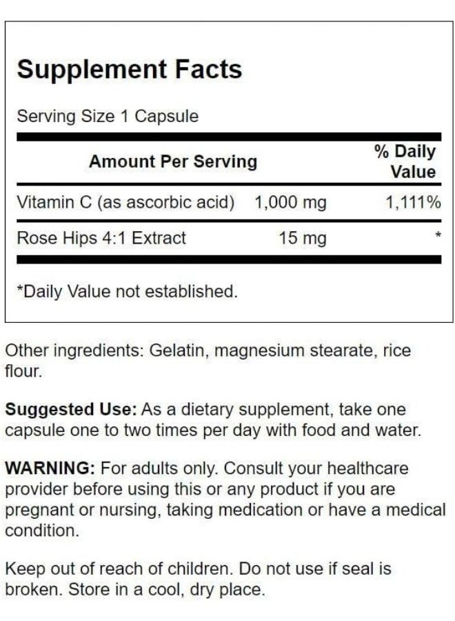 SWANSON C-1000 Vitamin C Supplement for Adults - Image 2