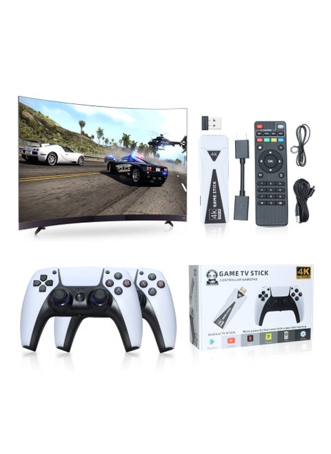 Ampown U10 Video Game Console 64G Built-in 10000 Games Retro Handheld TV Game Console Wireless Controller Game Stick For PS1/GBA/GB