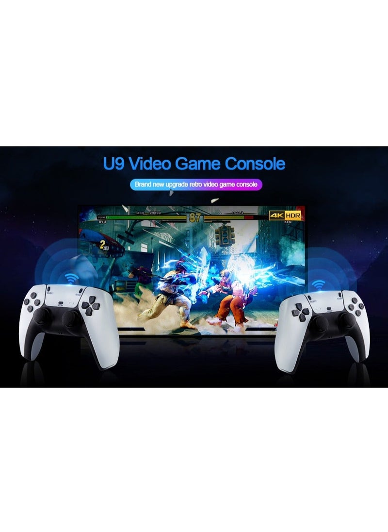 Ampown U10 Video Game Console 64G Built-in 10000 Games Retro Handheld TV Game Console Wireless Controller Game Stick For PS1/GBA/GB