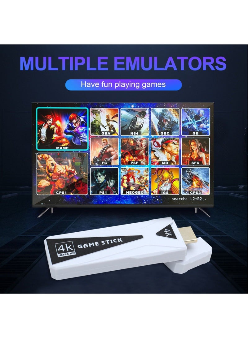 Ampown U10 Video Game Console 64G Built-in 10000 Games Retro Handheld TV Game Console Wireless Controller Game Stick For PS1/GBA/GB