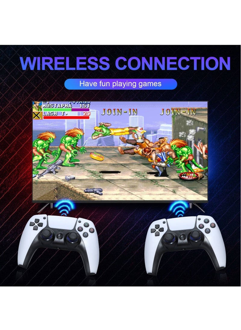 Ampown U10 Video Game Console 64G Built-in 10000 Games Retro Handheld TV Game Console Wireless Controller Game Stick For PS1/GBA/GB