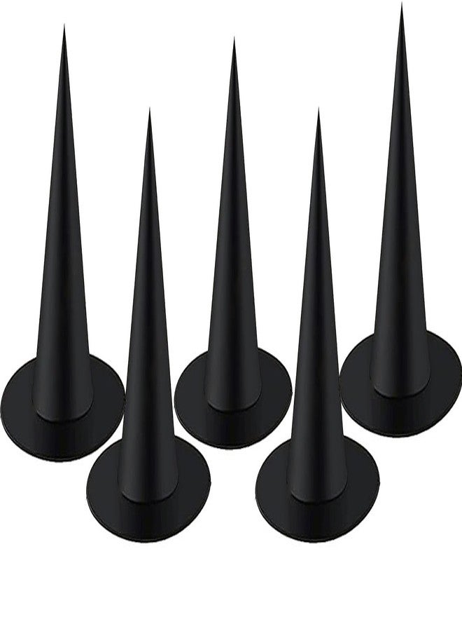 Fancy Agents Halloween Hat for Kids and Adults | Classic Pointed Long Hat for Costumes, Cosplay, Stage Shows & Fancy Dress | Perfect Accessory for Witches, Wizards, Sorcerers & Magicians Pack of 3 - Image 1
