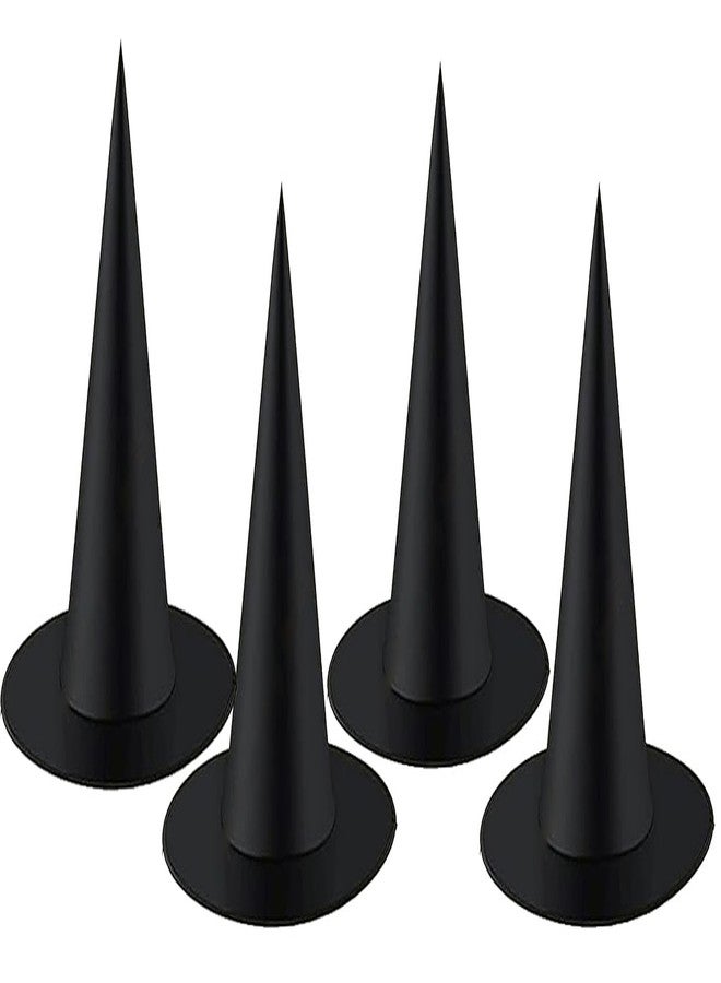 Fancy Agents Halloween Hat for Kids and Adults | Classic Pointed Long Hat for Costumes, Cosplay, Stage Shows & Fancy Dress | Perfect Accessory for Witches, Wizards, Sorcerers & Magicians Pack of 3 - Image 3