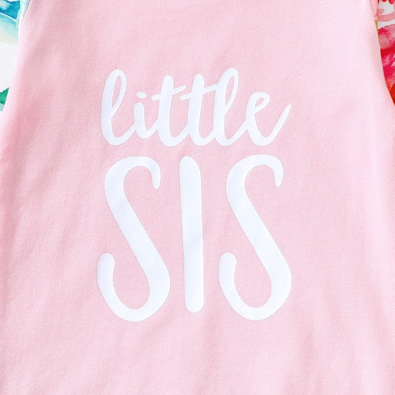 AMAWMW Newborn Baby Girl Floral Sleeper Gowns Little Sister Nightgown Outfit Baby Girl Shower Gifts Stuff Essential Item - Image 4