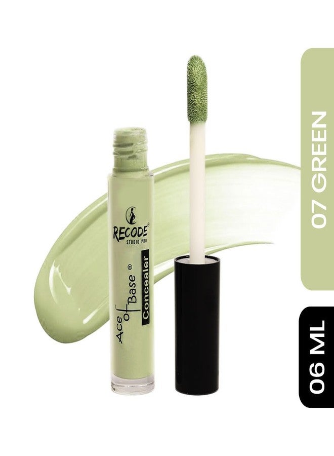 Recode Concealer comes with Natural Matte Finish & Blendable High Coverage Formula, Waterproof & Lightweight, Shade 07 Green, 6ml - Image 2