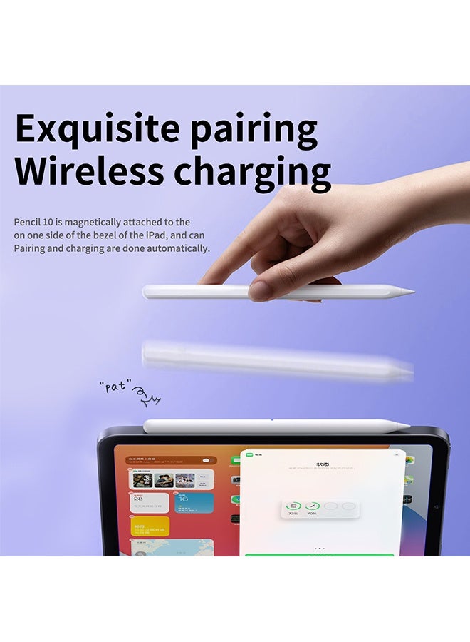 نُوِيق قلم رقمي مغناطيسي متوافق مع iPad Pro 11 بوصة، iPad Pro 12.9 بوصة، iPad Air 4/5، iPad Mini 6، الشحن اللاسلكي المغناطيسي - Image 3