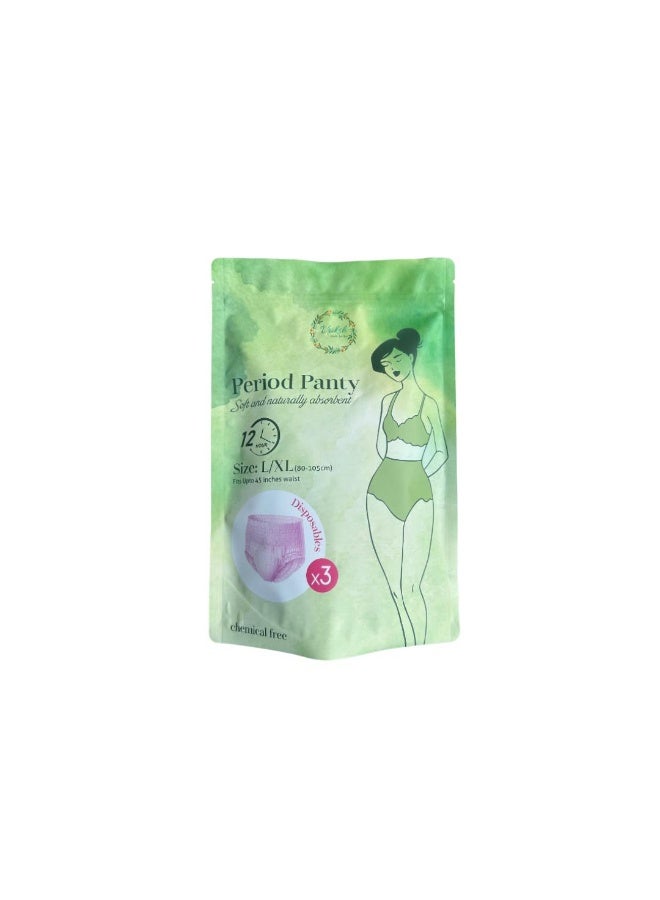Vriksh-Made For Her Vriksh Disposable Period Panty(3 PantieslPack) - Image 2