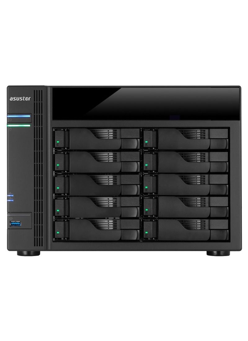 asustor - Asustor AS5010T (Diskless), 10 Bay NAS Tower 1GB DDR3L,USB 3.0 x 3,USB2.0 x 2, eSATAx 2. - Image 1