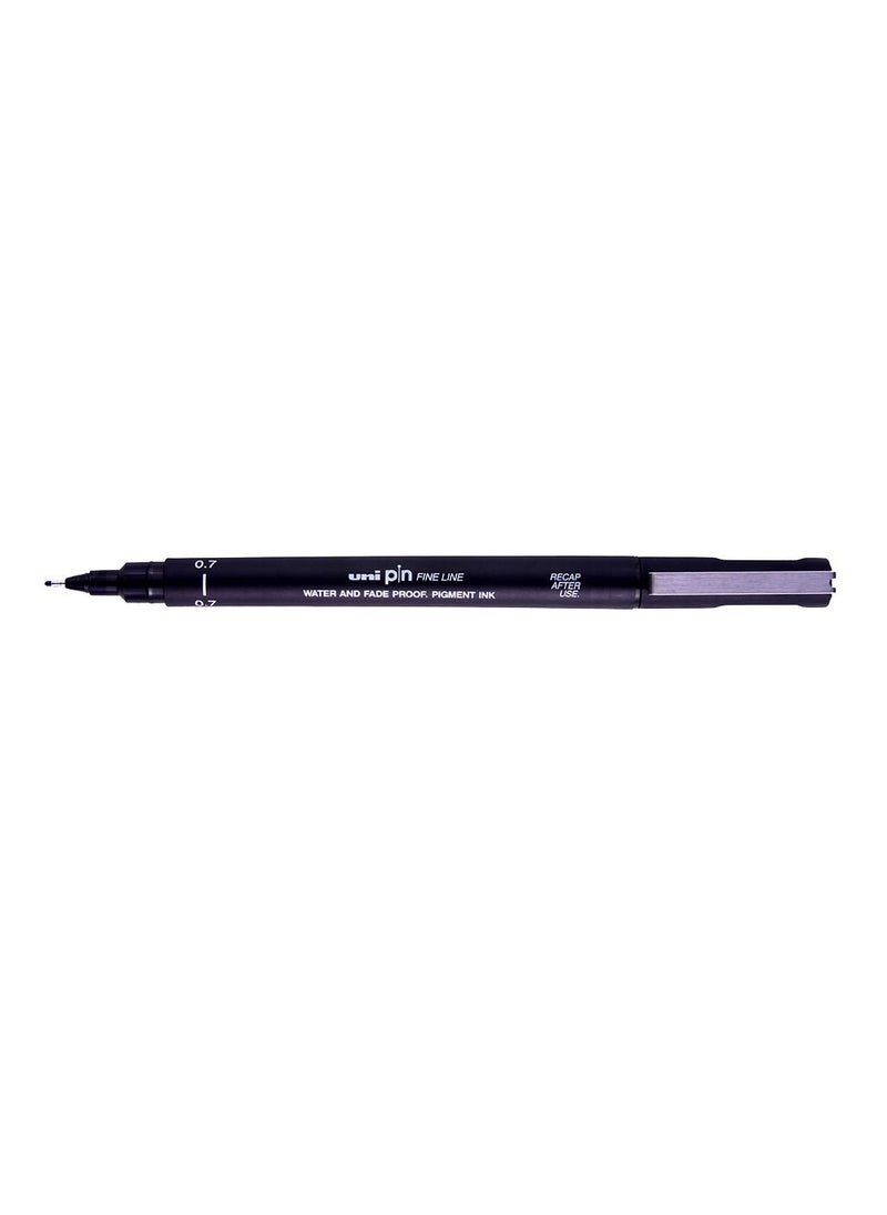 12-Piece Unipin Fineliner Pen 0.7mm Tip Black Ink