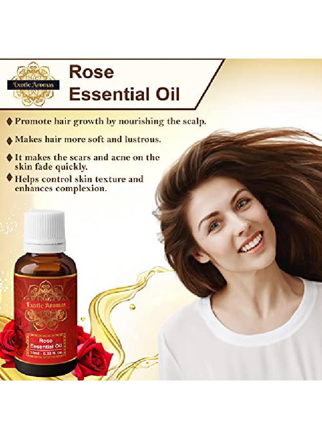 Exotic Aromas Lavender Essential Oil Rose Oil Pack Of 2 - Image 5