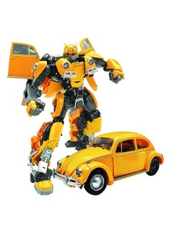 SYOSI Deformation Robot Toy Deformed Car Robot Toys Action Figure Deformation Car Model Alloy Deformation Portable Robot Toys Gift for Girls Boys  - Image 1