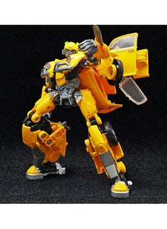 SYOSI Deformation Robot Toy Deformed Car Robot Toys Action Figure Deformation Car Model Alloy Deformation Portable Robot Toys Gift for Girls Boys  - Image 3