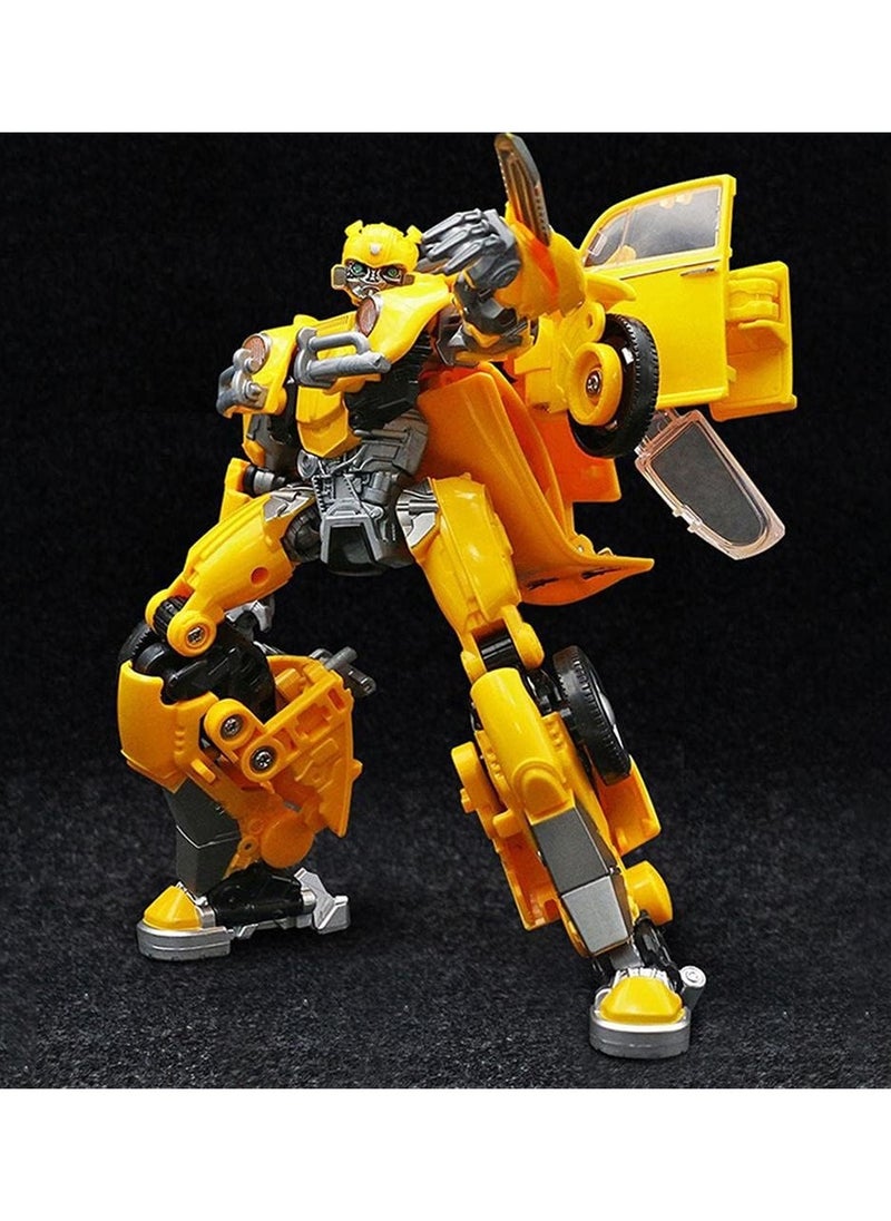 SYOSI Deformation Robot Toy Deformed Car Robot Toys Action Figure Deformation Car Model Alloy Deformation Portable Robot Toys Gift for Girls Boys  - Image 3