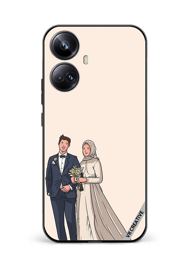 VR CREATIVE Protective Case Cover For Realme 10 Pro Plus Wedding Design Multicolour - Image 1