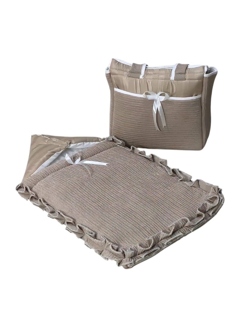 BABYCARA 2-Piece Set of Baby House and Diaper Bag 70x40cm - Image 1
