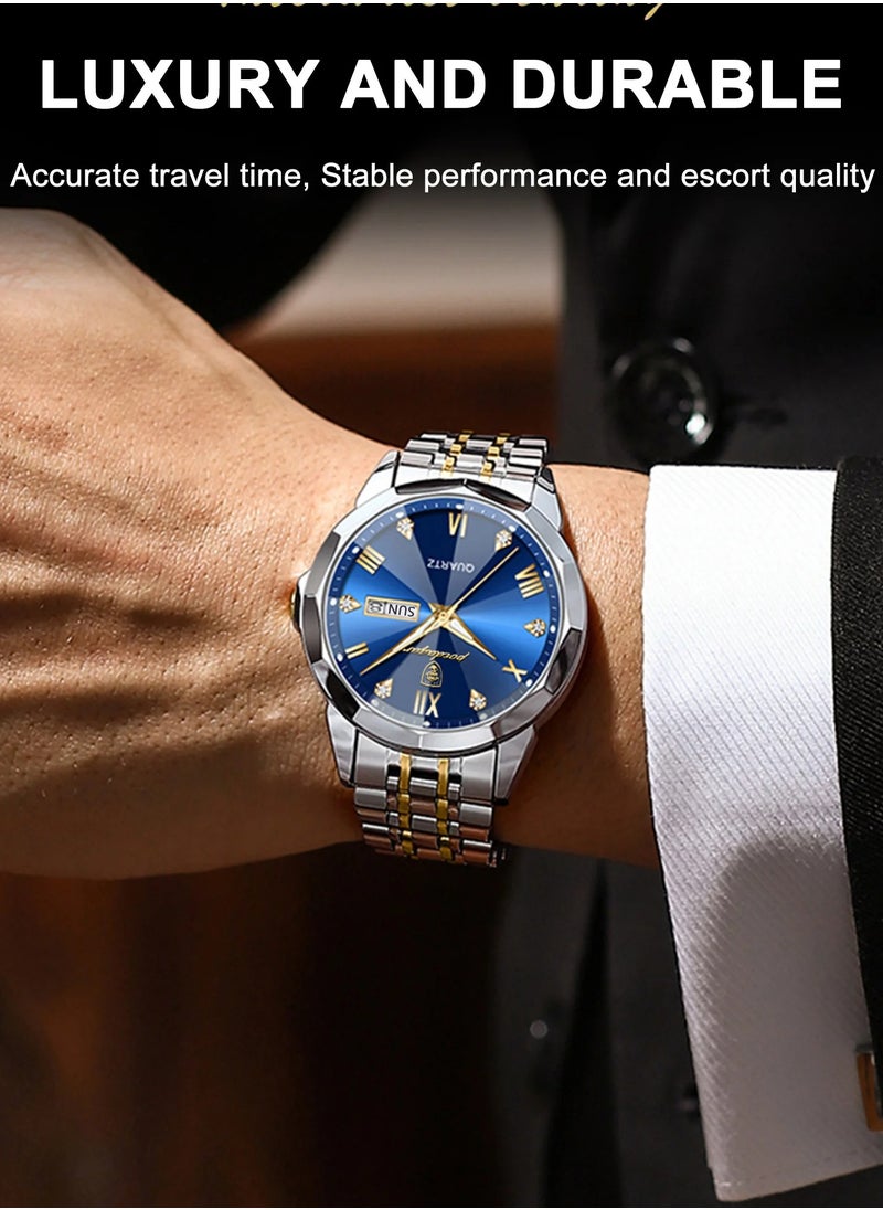 POEDAGAR - Man Watch Waterproof Luminous Men's Watch Quartz，Men's Wrist Watches - Image 1