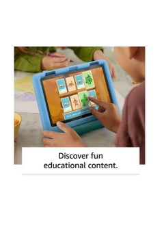 Disney tablet Fire HD 8 Kids con pantalla HD de 8 pulgadas para niños de 3 a 7 años, incluye garantía de 2 años sin preocupaciones funda apta para niños 32 GB azul (último lanzamiento)  - Image 4