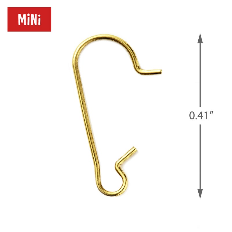 هولمارك Hallmark 195QGO1020 Miniature Brass Ornament Hooks knowsake Christmas الحلي - Image 2
