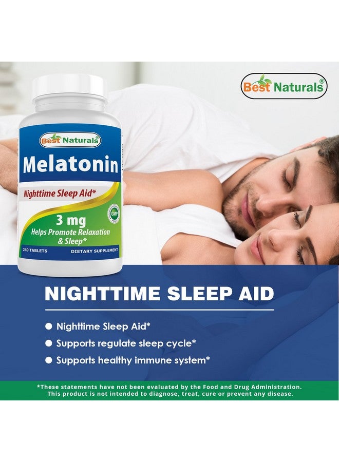 Best Naturals Best Naturals Melatonin 3mg 240 Tablets  - Image 3