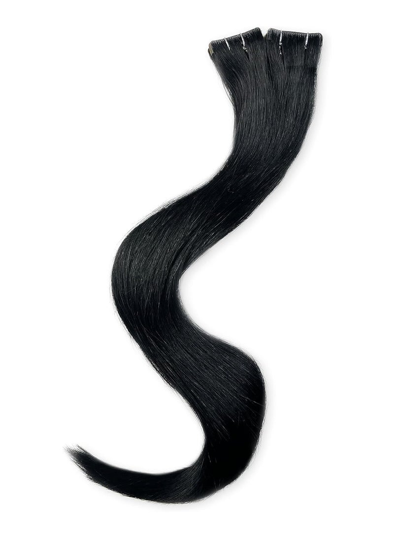 إستيل وصلات شعر ريمي غير مرئية - 24 بوصة - #1 (أسود غامق) - 20 قطعة (50 جم) - Image 2