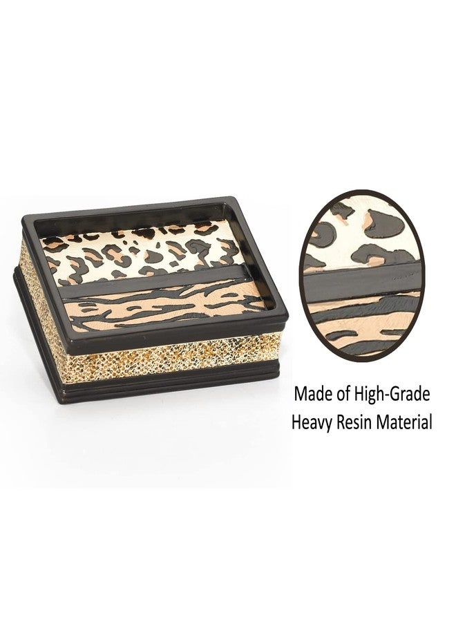 Popular Bath Soap Dish, Jezella Collection, Animal Print - Image 3