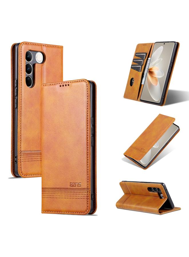 Case For vivo S16 / S16 Pro Magnetic Calf Texture Flip Leather Phone Case