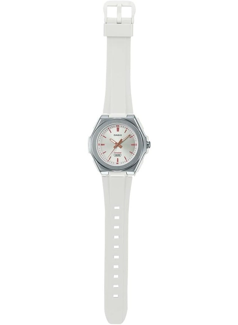 Casio Watch for Women LWA-300H-7EVDF Analog Resin Band White - Image 5
