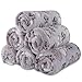 BVAGSS 6 Pack Small Dog Blanket Super Soft Warm Pet Cover Blankets Paw Print Puppy Fleece Flannel Blanket for Small Medium Dogs and Cats MW003 - Image 2