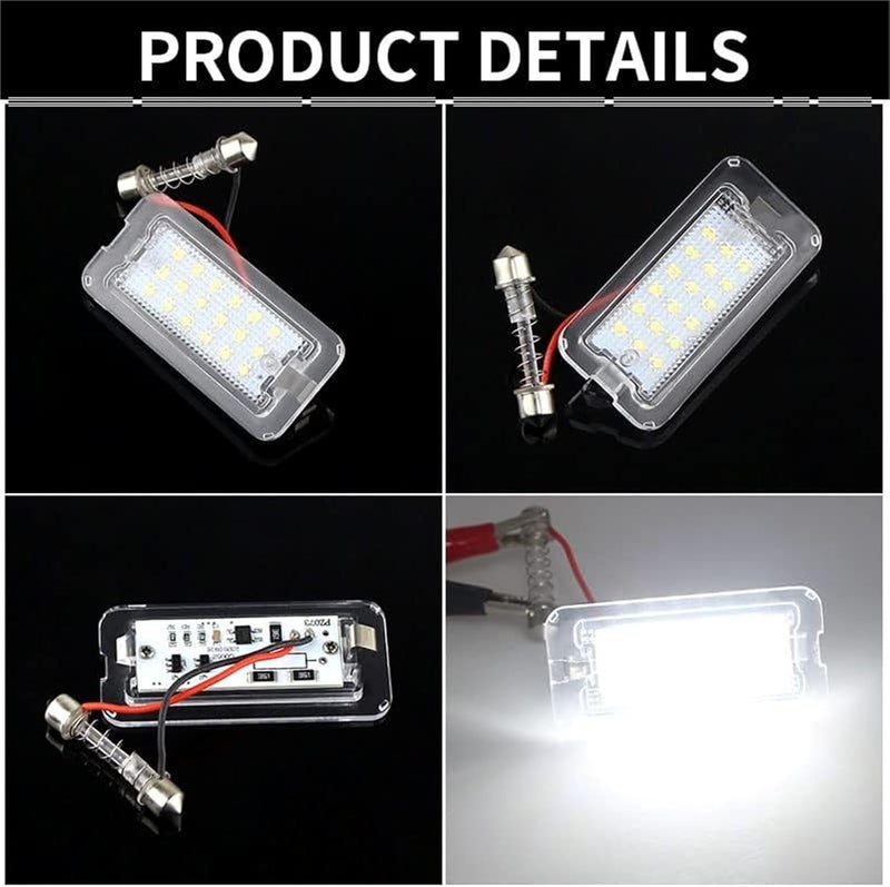 DEMULAX Xenon White License Plate Light for Fiat 500 - Image 2