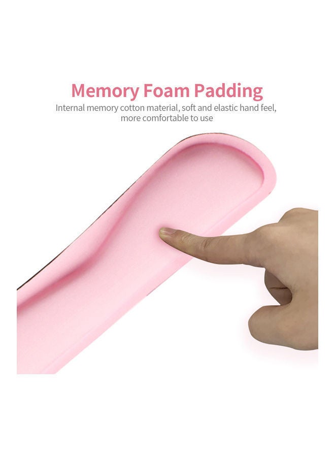 NIBEMINENT Ergonomic Memory Foam Mouse Pad Set Grey - Image 4