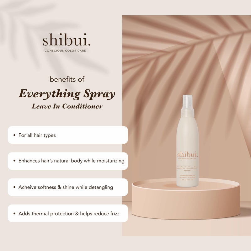 Shibui Everything Spray, Color Protecting Leave-in Treatment, Detangles & Fights Frizz, for Fine to Medium Hair, Vegan & Sulfate-Free, 8 Fl Oz - Image 2