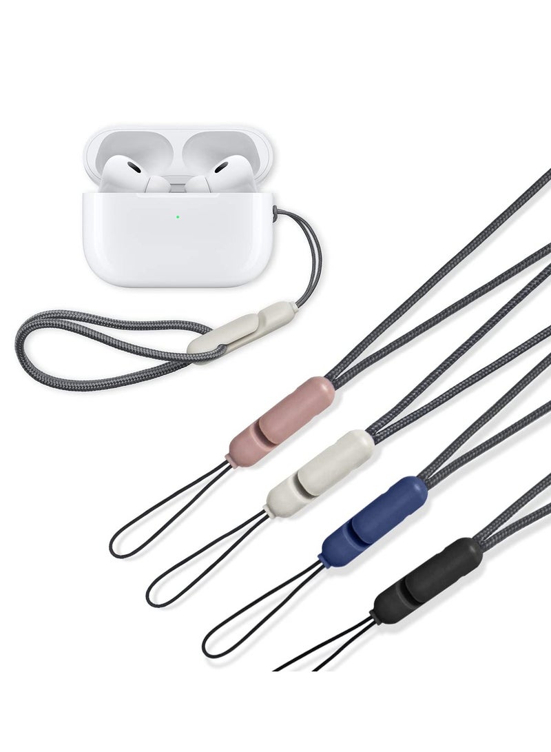 Excefore Lanyard Compatible with AirPods Pro 2, 2023 New Wireless Bluetooth Headphones Anti-Lost Lanyard Earbuds Cover Braided Rope (4 Pcs Set) - Image 1