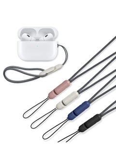 Lanyard Compatible with AirPods Pro 2, 2023 New Wireless Bluetooth Headphones Anti-Lost Lanyard Earbuds Cover Braided Rope (4 Pcs Set)
