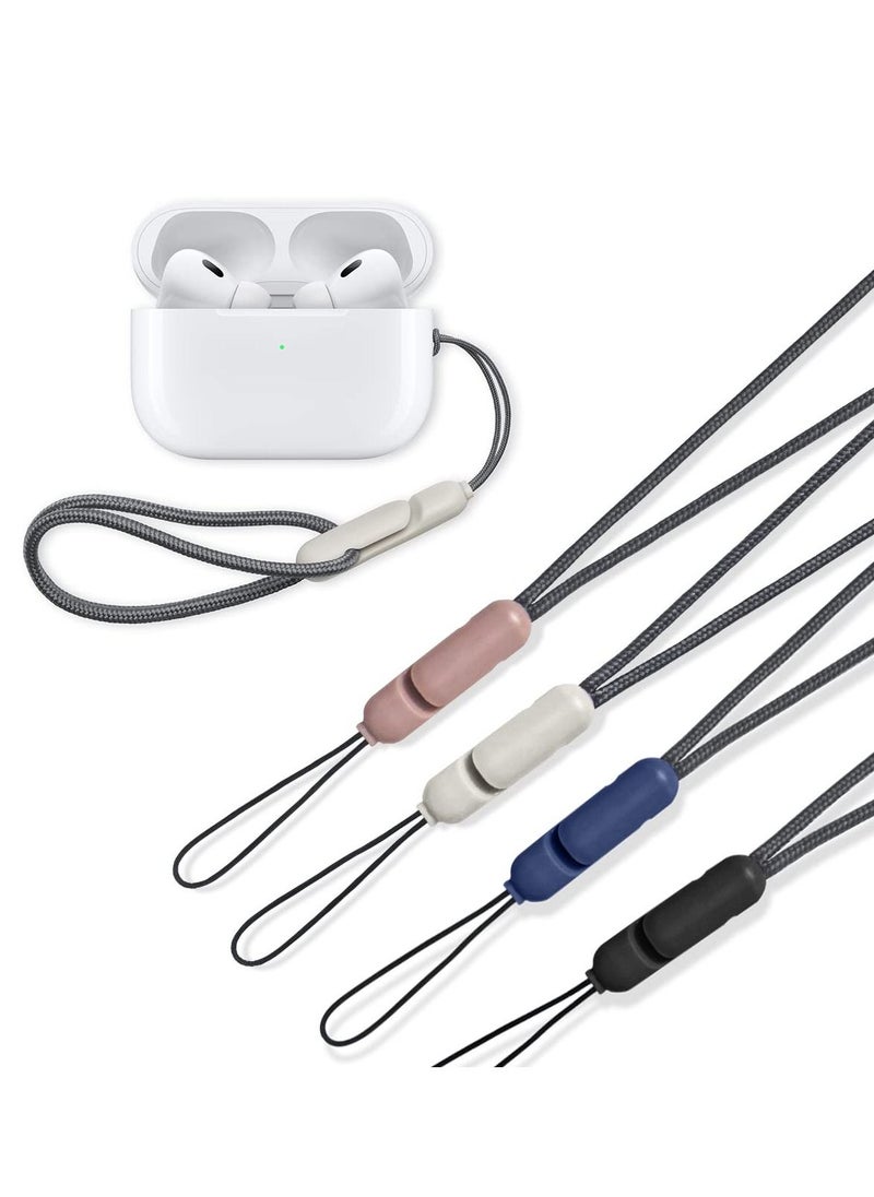 Excefore - Lanyard Compatible with AirPods Pro 2, 2023 New Wireless Bluetooth Headphones Anti-Lost Lanyard Earbuds Cover Braided Rope (4 Pcs Set) - Image 1