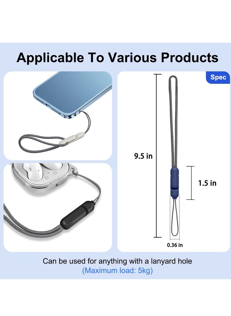 Excefore - Lanyard Compatible with AirPods Pro 2, 2023 New Wireless Bluetooth Headphones Anti-Lost Lanyard Earbuds Cover Braided Rope (4 Pcs Set) - Image 1